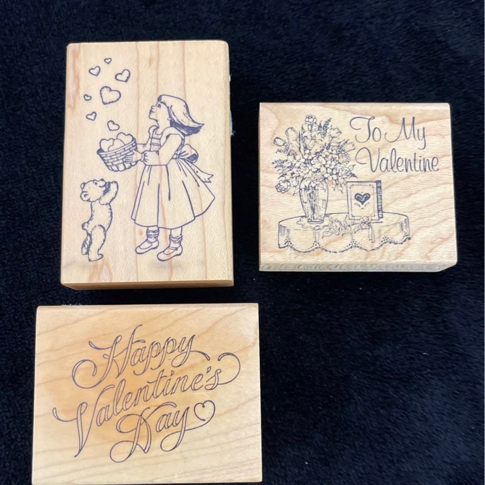 Rubber Stamps (Valentine’s Day x 3)